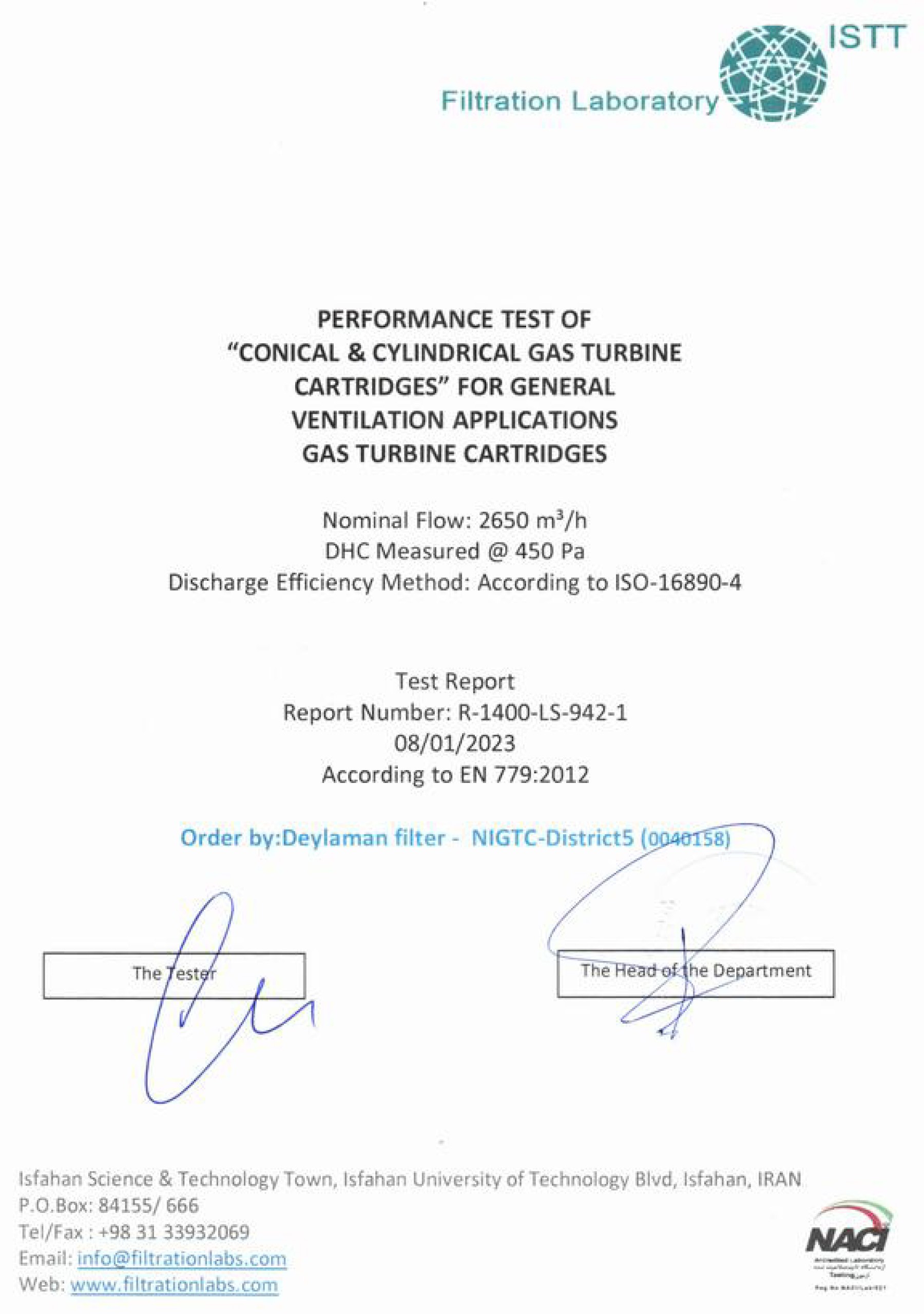CYLINDRICAL GAS TURBINE CARTRIDGES